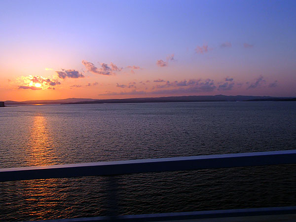 美しい夕陽